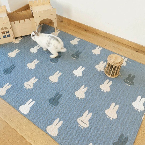 Tapis pour lapin antidérapant