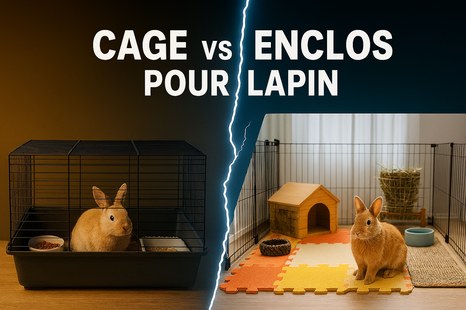 Cage vs enclos pour lapin notre guide pour faire le bon choix
