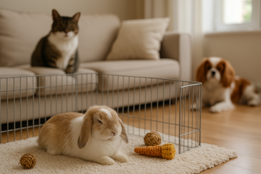 Lapin et autres animaux : comment assurer une cohabitation sereine ?