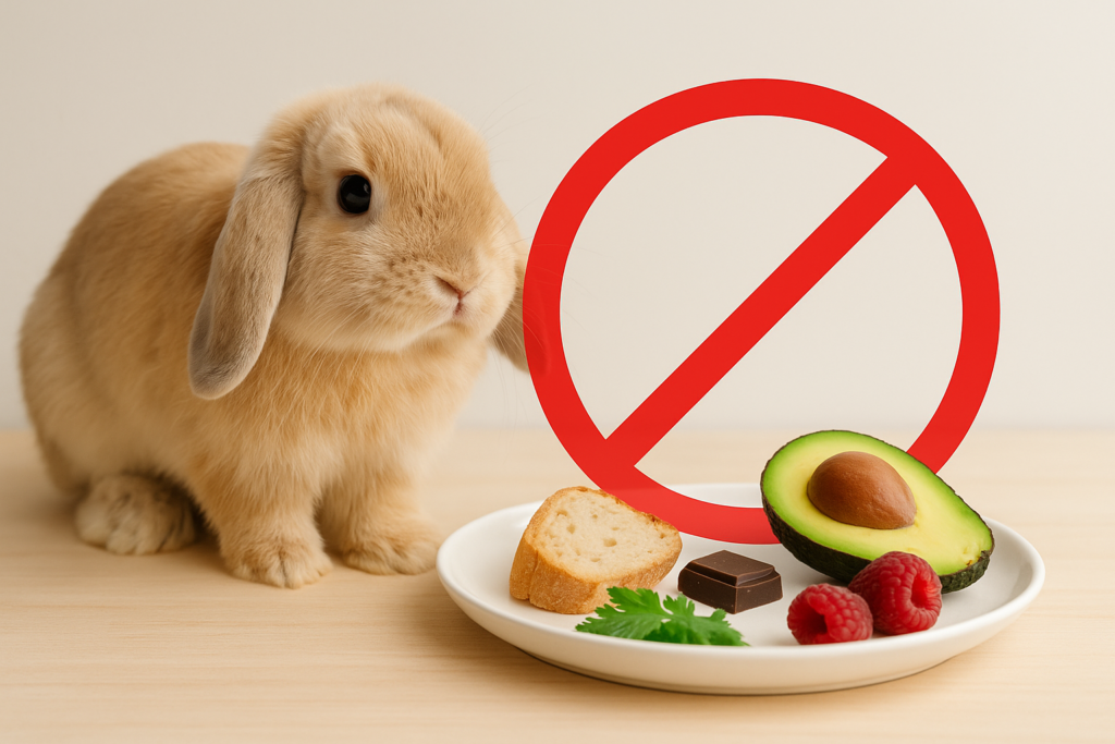 Les aliments dangereux ou interdits pour ton lapin