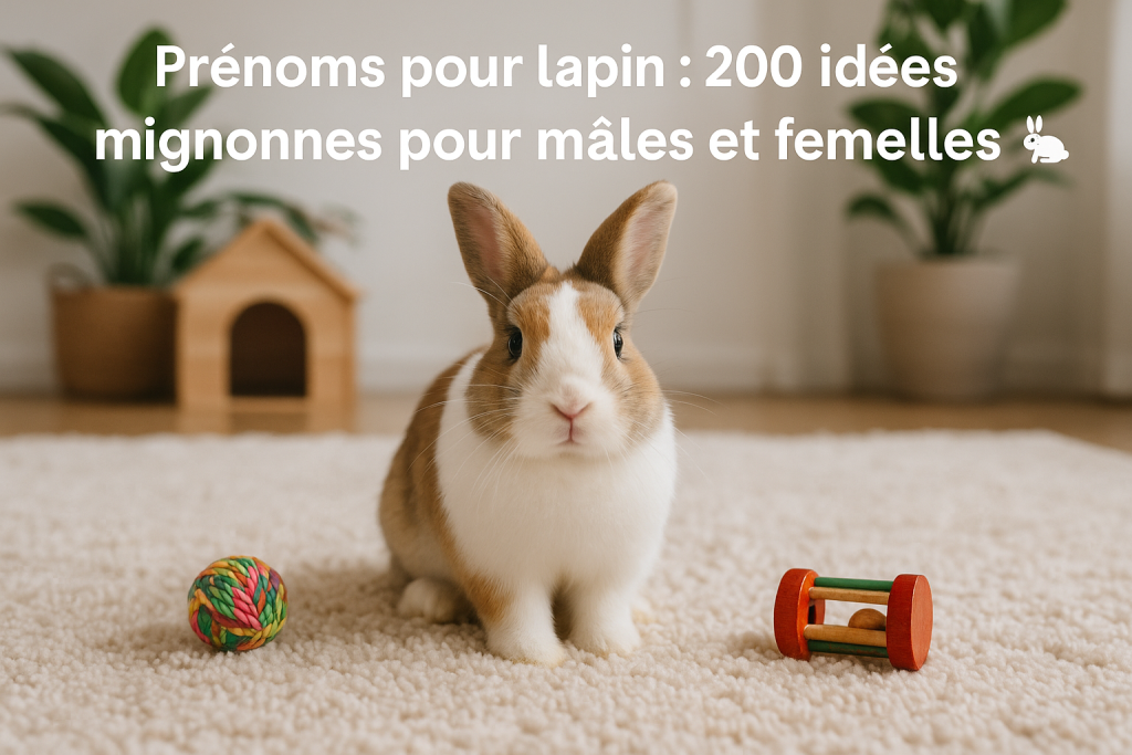 Prénoms pour lapin : 200 idées mignonnes pour mâles et femelles 🐇