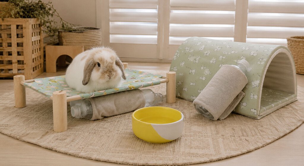 aménagement lapin contre la-chaleur