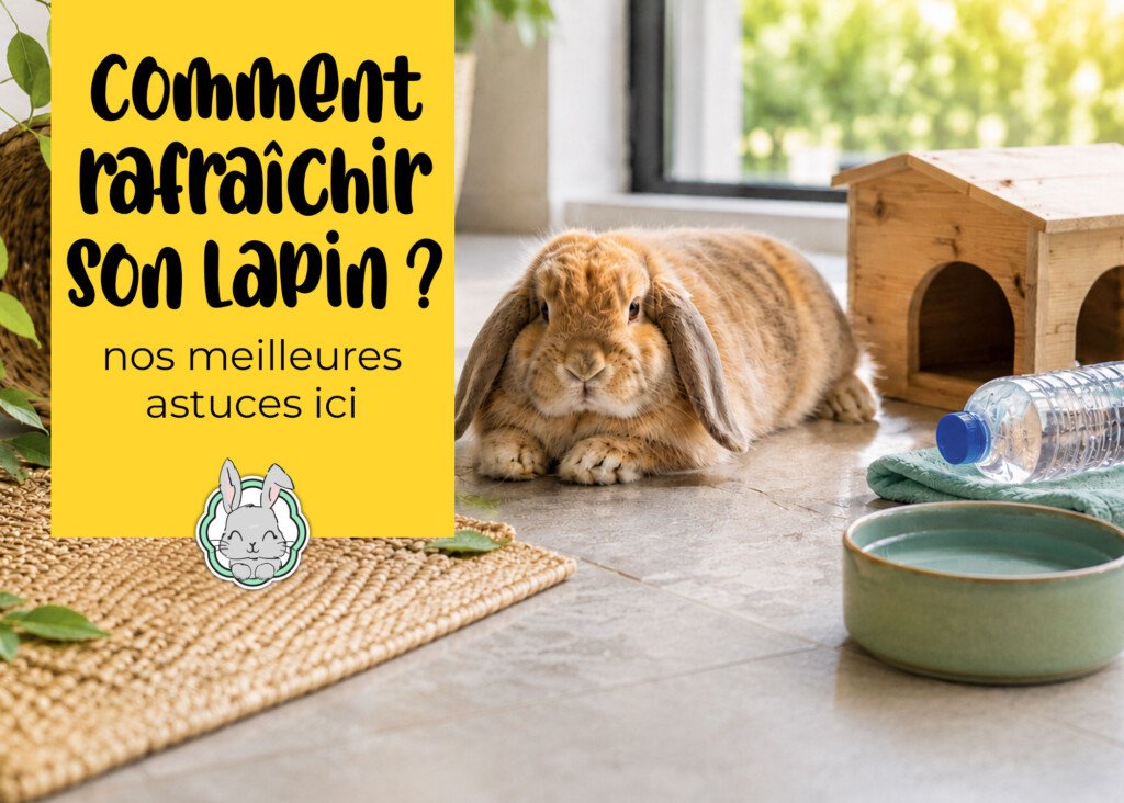 comment soulager son lapin de la chaleur